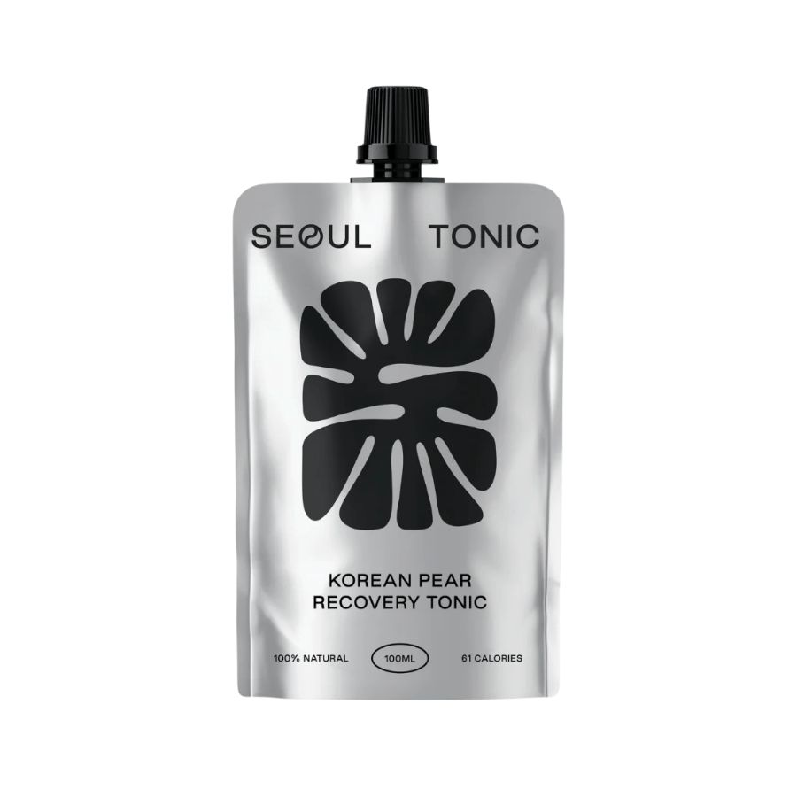 Seoul Tonic Korean Pear Recovery Tonic packaging on a white background